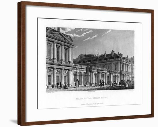 Palais Royal, Paris, France, 1829-J Hanshall-Framed Giclee Print