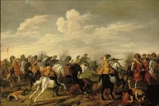 A Cavalry Engagement-Palamedes Palamedesz-Framed Giclee Print