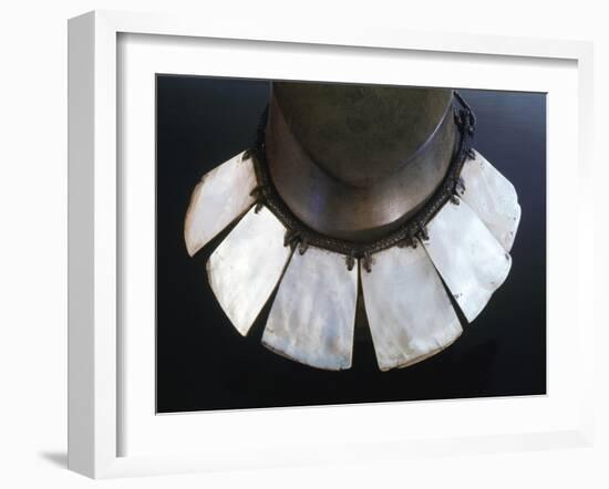 'Palangapang' mother of pearl shell necklace, Philippines-Werner Forman-Framed Giclee Print