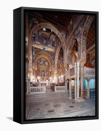 Palatine Chapel, Palazzo dei Normanii or Palazzo Reale, 1132-40, Palermo, Sicily-null-Framed Premier Image Canvas