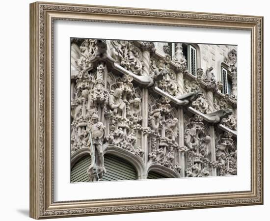 Palau Del Baro Quadras By Josep Puig Cadafalch, Barcelona, Catalonia, Spain, Europe-Richard Cummins-Framed Photographic Print