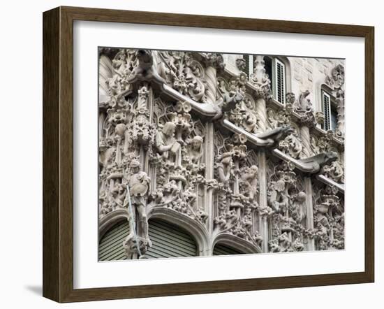 Palau Del Baro Quadras By Josep Puig Cadafalch, Barcelona, Catalonia, Spain, Europe-Richard Cummins-Framed Photographic Print