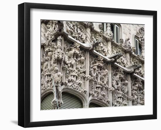 Palau Del Baro Quadras By Josep Puig Cadafalch, Barcelona, Catalonia, Spain, Europe-Richard Cummins-Framed Photographic Print