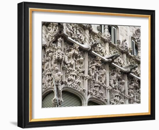 Palau Del Baro Quadras By Josep Puig Cadafalch, Barcelona, Catalonia, Spain, Europe-Richard Cummins-Framed Photographic Print