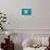 Palau Flag Design with Wood Patterning - Flags of the World Series-Philippe Hugonnard-Art Print displayed on a wall