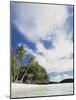 Palau, Honeymoon Island, Rock Islands, View of Beach with Palm Trees-Stuart Westmorland-Mounted Photographic Print