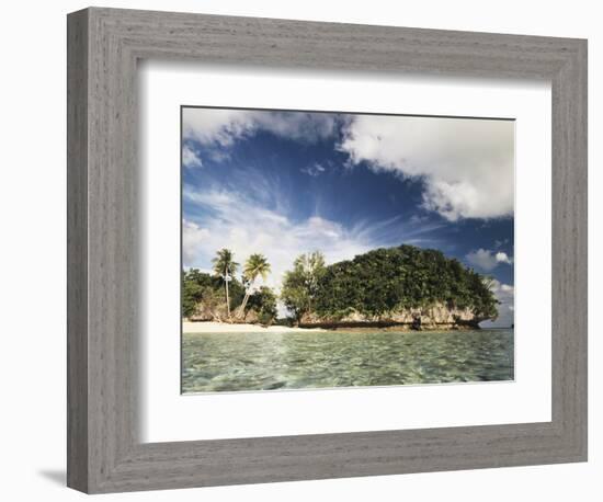 Palau, Micronesia, View of Honeymoon Island-Stuart Westmorland-Framed Photographic Print
