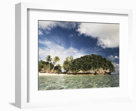 Palau, Micronesia, View of Honeymoon Island-Stuart Westmorland-Framed Photographic Print