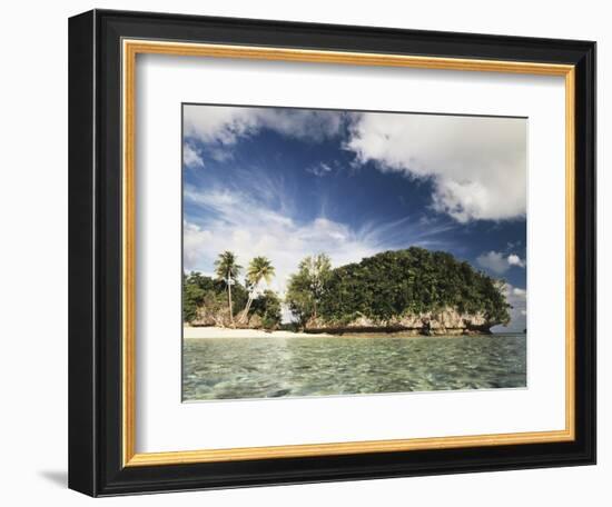 Palau, Micronesia, View of Honeymoon Island-Stuart Westmorland-Framed Photographic Print