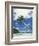 Palau, Palm Trees Along Tropical Beach-Stuart Westmorland-Framed Photographic Print