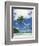 Palau, Palm Trees Along Tropical Beach-Stuart Westmorland-Framed Photographic Print