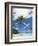 Palau, Palm Trees Along Tropical Beach-Stuart Westmorland-Framed Photographic Print