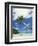 Palau, Palm Trees Along Tropical Beach-Stuart Westmorland-Framed Photographic Print