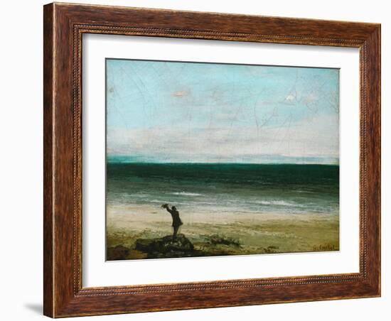 Palavas.-Gustave Courbet-Framed Giclee Print