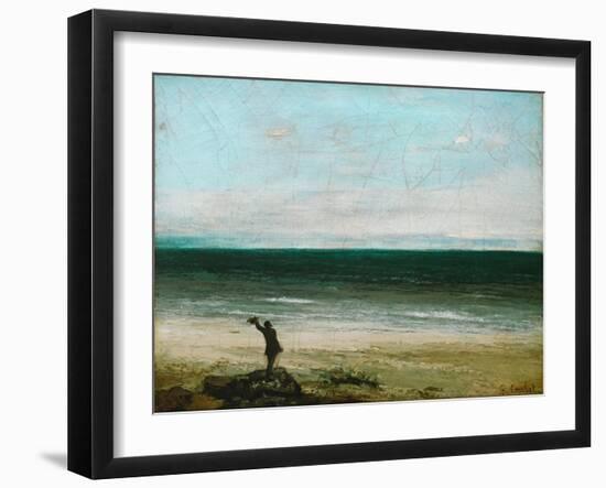 Palavas.-Gustave Courbet-Framed Giclee Print