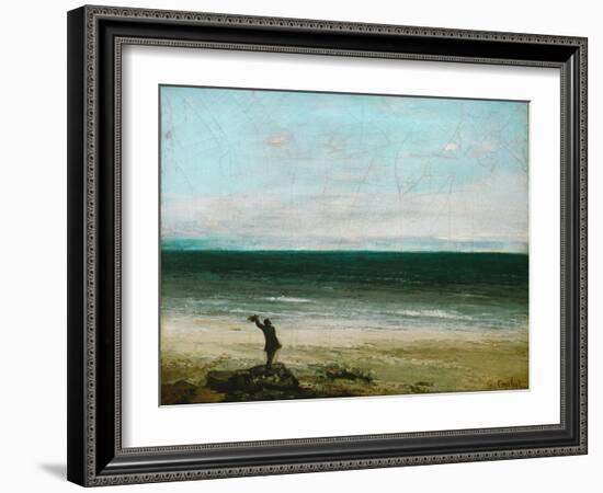 Palavas.-Gustave Courbet-Framed Giclee Print