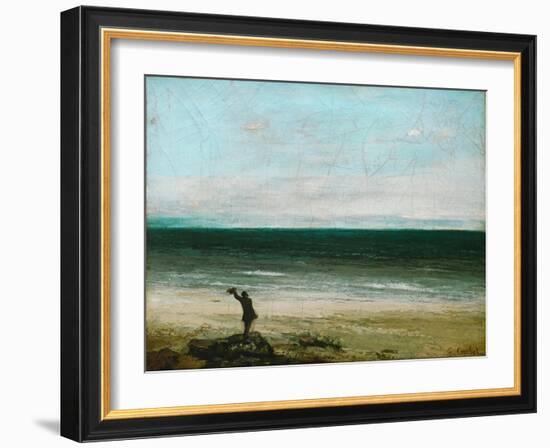 Palavas.-Gustave Courbet-Framed Giclee Print