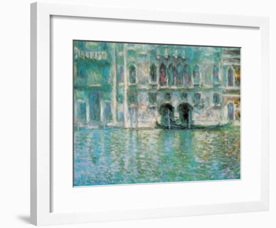 Palazza da Mula a Venezia-Claude Monet-Framed Art Print