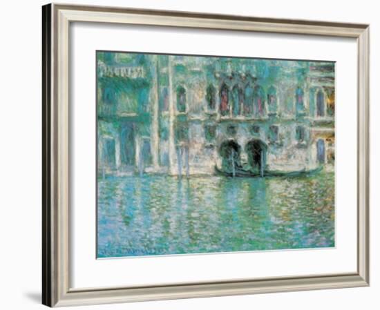 Palazza da Mula a Venezia-Claude Monet-Framed Art Print