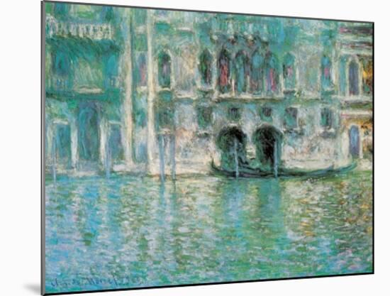 Palazza da Mula a Venezia-Claude Monet-Mounted Art Print