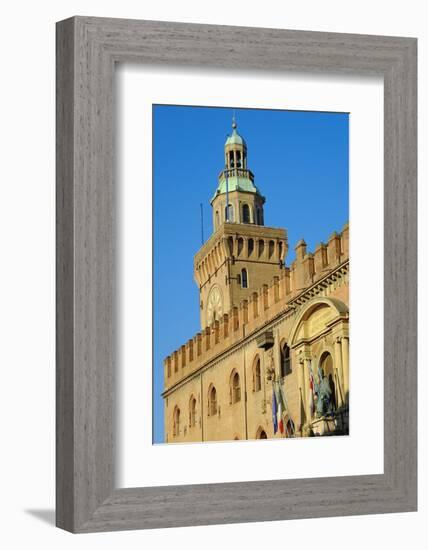 Palazzo Comunale, Piazza Maggiore, Bologna, Emilia-Romagna, Italy, Europe-Bruno Morandi-Framed Photographic Print