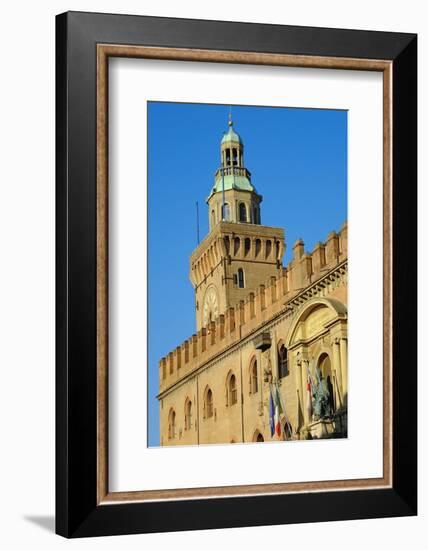 Palazzo Comunale, Piazza Maggiore, Bologna, Emilia-Romagna, Italy, Europe-Bruno Morandi-Framed Photographic Print