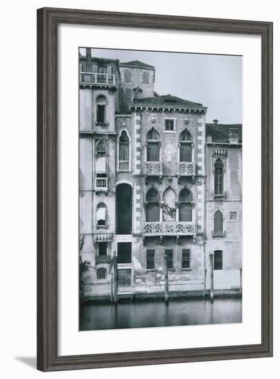 Palazzo Contarini Fasan-null-Framed Photographic Print