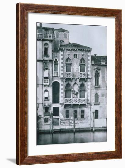 Palazzo Contarini Fasan-null-Framed Photographic Print