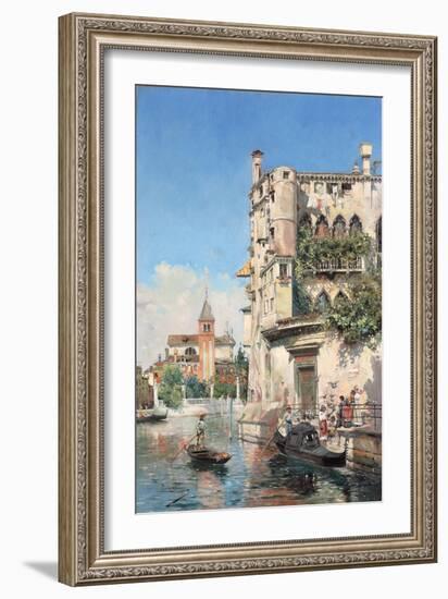 Palazzo Contarini, Venice-Jose Gallegos Arnosa-Framed Giclee Print