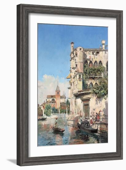 Palazzo Contarini, Venice-Jose Gallegos Arnosa-Framed Giclee Print