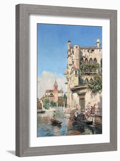 Palazzo Contarini, Venice-Jose Gallegos Arnosa-Framed Giclee Print