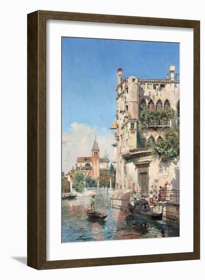 Palazzo Contarini, Venice-Jose Gallegos Arnosa-Framed Giclee Print