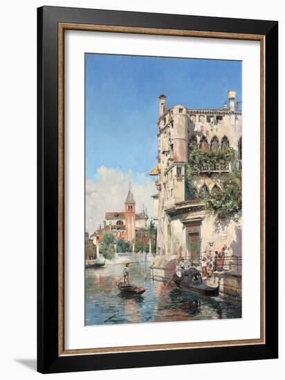 Palazzo Contarini, Venice-Jose Gallegos Arnosa-Framed Giclee Print