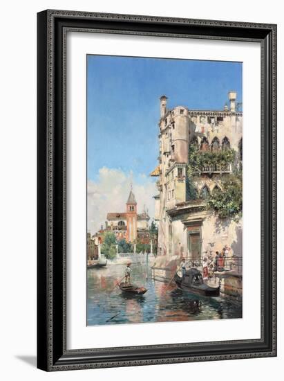 Palazzo Contarini, Venice-Jose Gallegos Arnosa-Framed Giclee Print