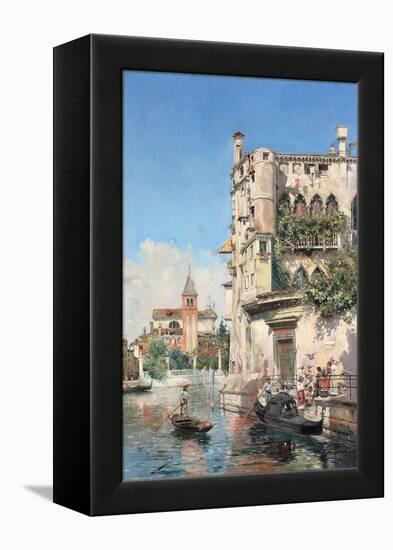 Palazzo Contarini, Venice-Jose Gallegos Arnosa-Framed Premier Image Canvas