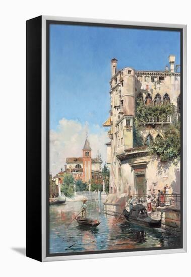 Palazzo Contarini, Venice-Jose Gallegos Arnosa-Framed Premier Image Canvas