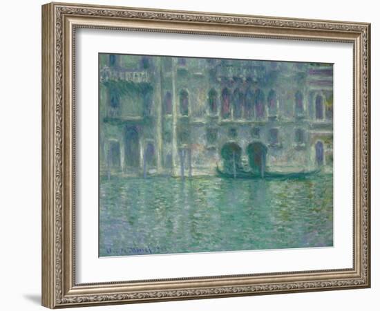 Palazzo Da Mula, Venice, 1908-Claude Monet-Framed Giclee Print