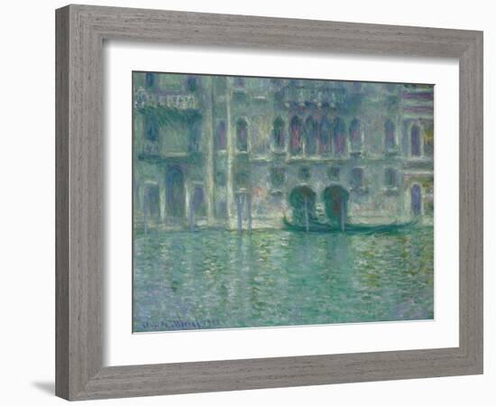 Palazzo Da Mula, Venice, 1908-Claude Monet-Framed Giclee Print