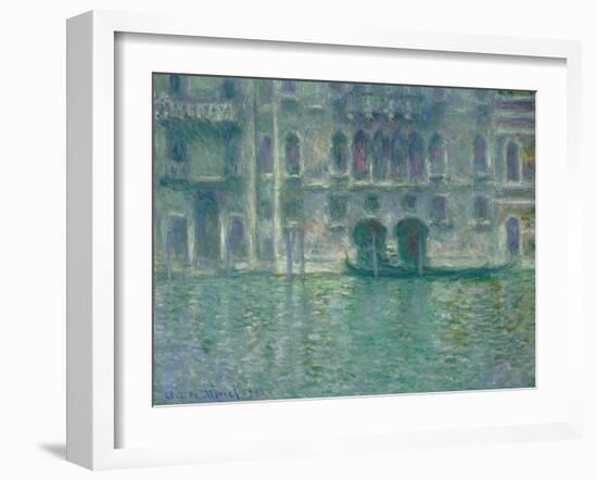 Palazzo Da Mula, Venice, 1908-Claude Monet-Framed Giclee Print