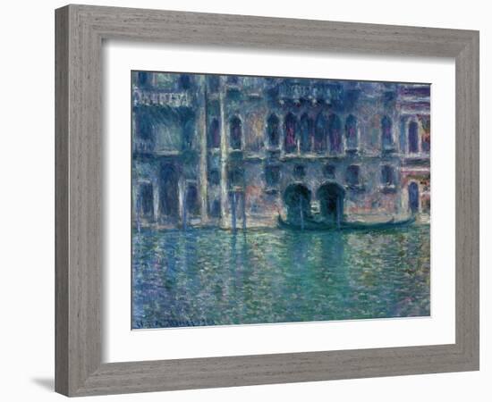 Palazzo Da Mula, Venice, 1908-Claude Monet-Framed Giclee Print