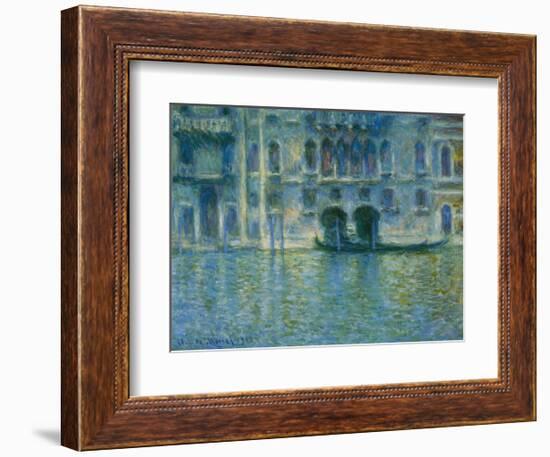 Palazzo Da Mula, Venice-Claude Monet-Framed Art Print