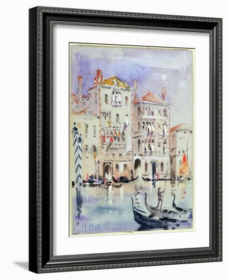 Palazzo Dario, Venice-Hercules Brabazon Brabazon-Framed Giclee Print