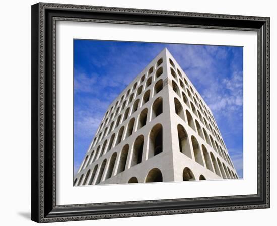 Palazzo Della Civilta Di Lavoro, Eur, Lazio, Italy-Oliviero Olivieri-Framed Photographic Print