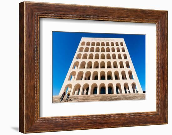 Palazzo della Civilta Italiana (Palazzo della Civilta del Lavoro) (Square Colosseum), EUR, Rome-Nico Tondini-Framed Photographic Print