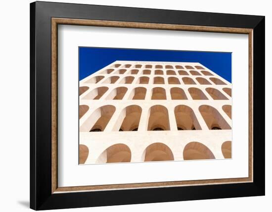 Palazzo della Civilta Italiana (Palazzo della Civilta del Lavoro) (Square Colosseum), EUR, Rome-Nico Tondini-Framed Photographic Print