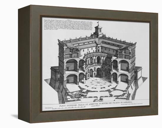 Palazzo Di Caprarola: the Garden of Rome-Giovanni Battista Falda-Framed Premier Image Canvas