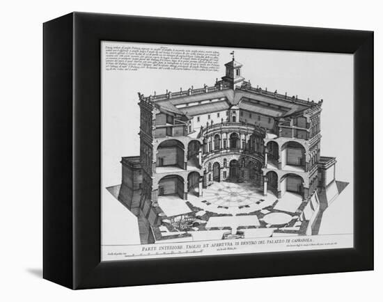 Palazzo Di Caprarola: the Garden of Rome-Giovanni Battista Falda-Framed Premier Image Canvas