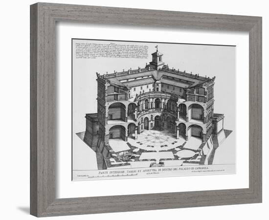 Palazzo Di Caprarola: the Garden of Rome-Giovanni Battista Falda-Framed Giclee Print