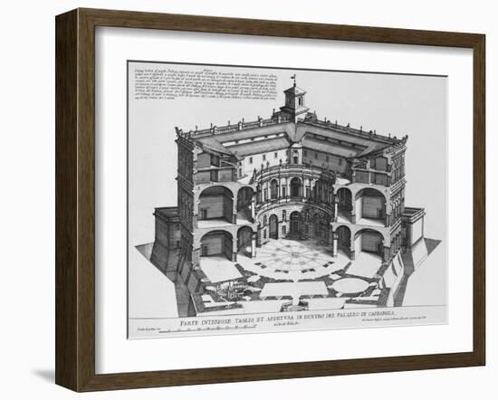 Palazzo Di Caprarola: the Garden of Rome-Giovanni Battista Falda-Framed Giclee Print