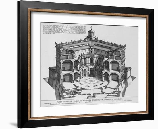 Palazzo Di Caprarola: the Garden of Rome-Giovanni Battista Falda-Framed Giclee Print